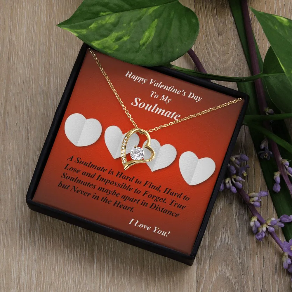 Forever Love Necklace, Custom Message Card