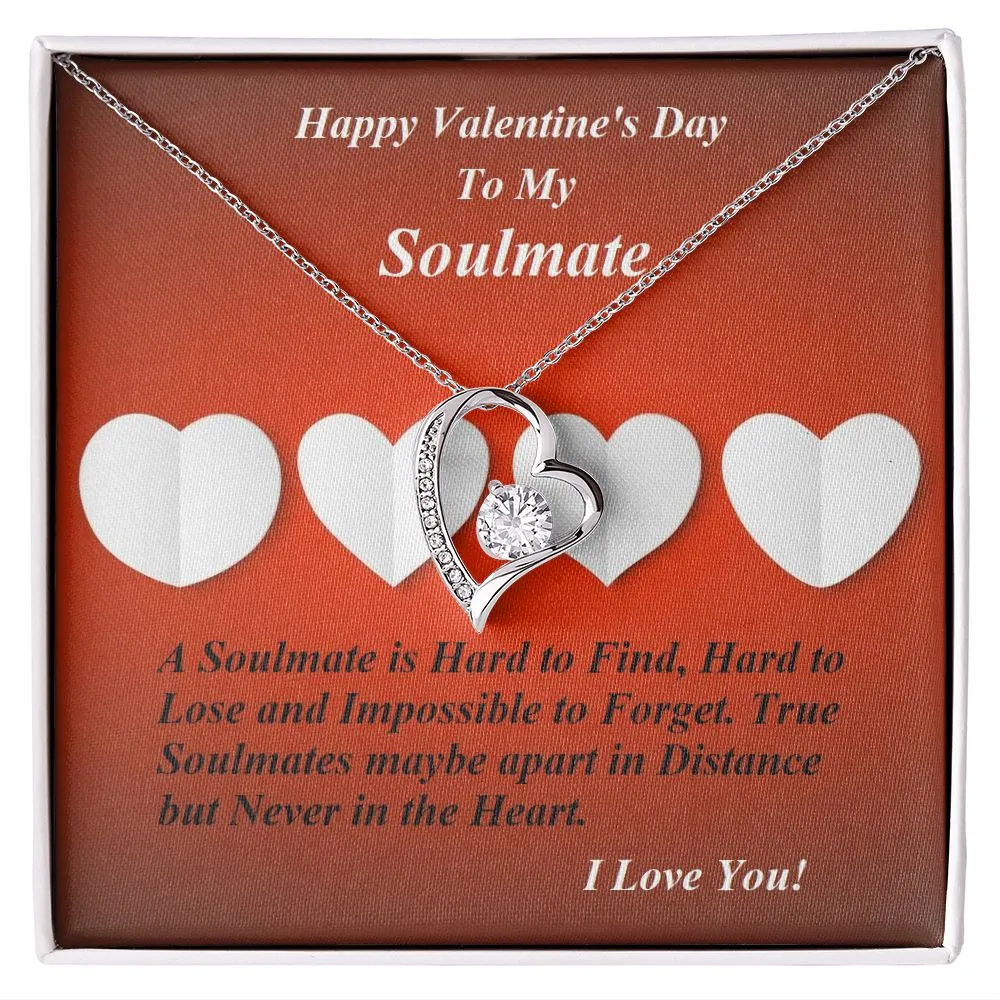 Forever Love Necklace, Custom Message Card