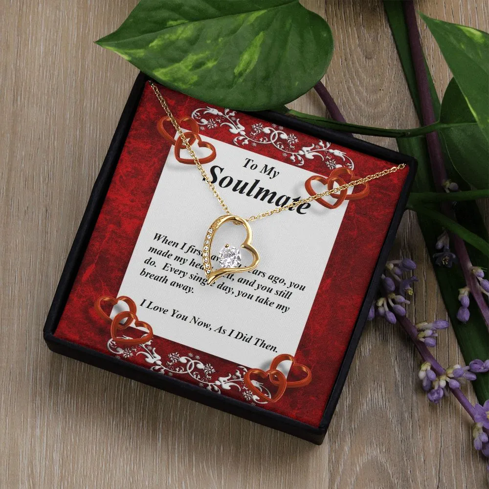 Forever Love Necklace, Custom Message Card