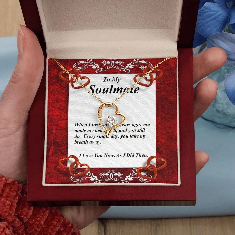 Forever Love Necklace, Custom Message Card