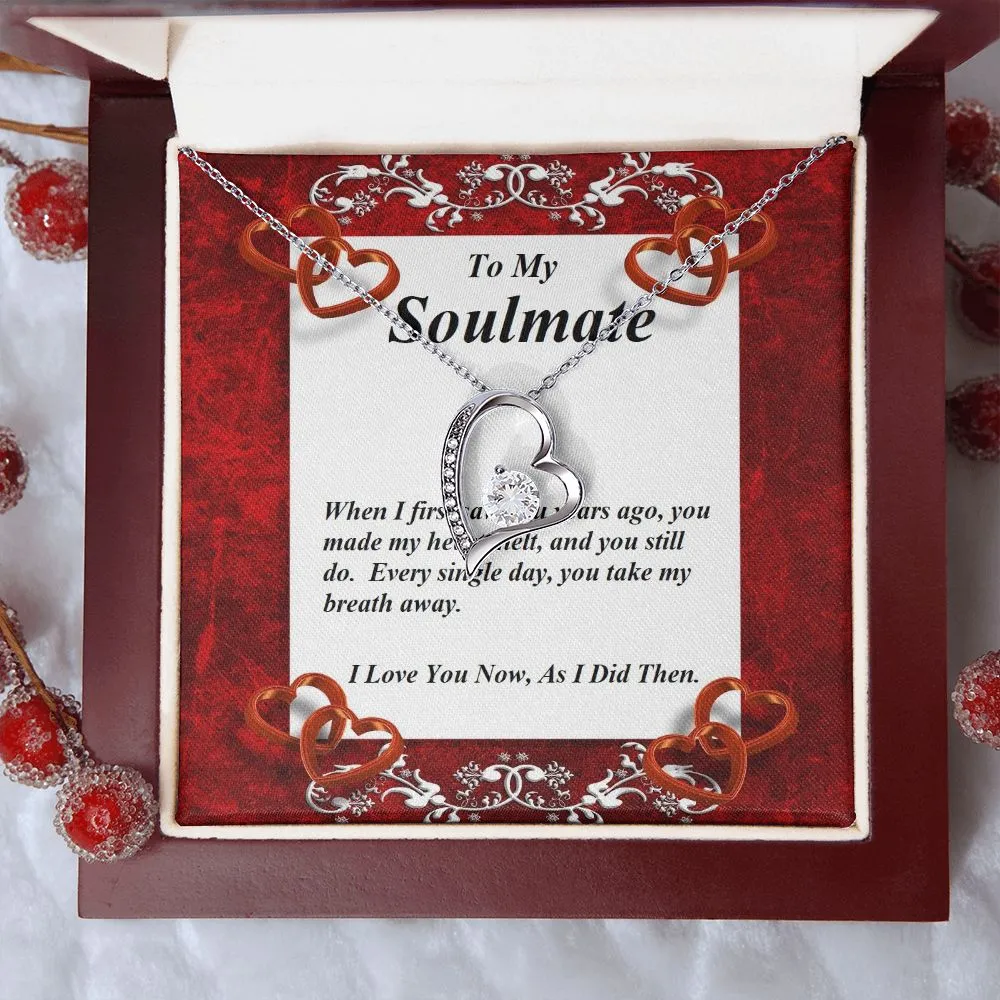 Forever Love Necklace, Custom Message Card