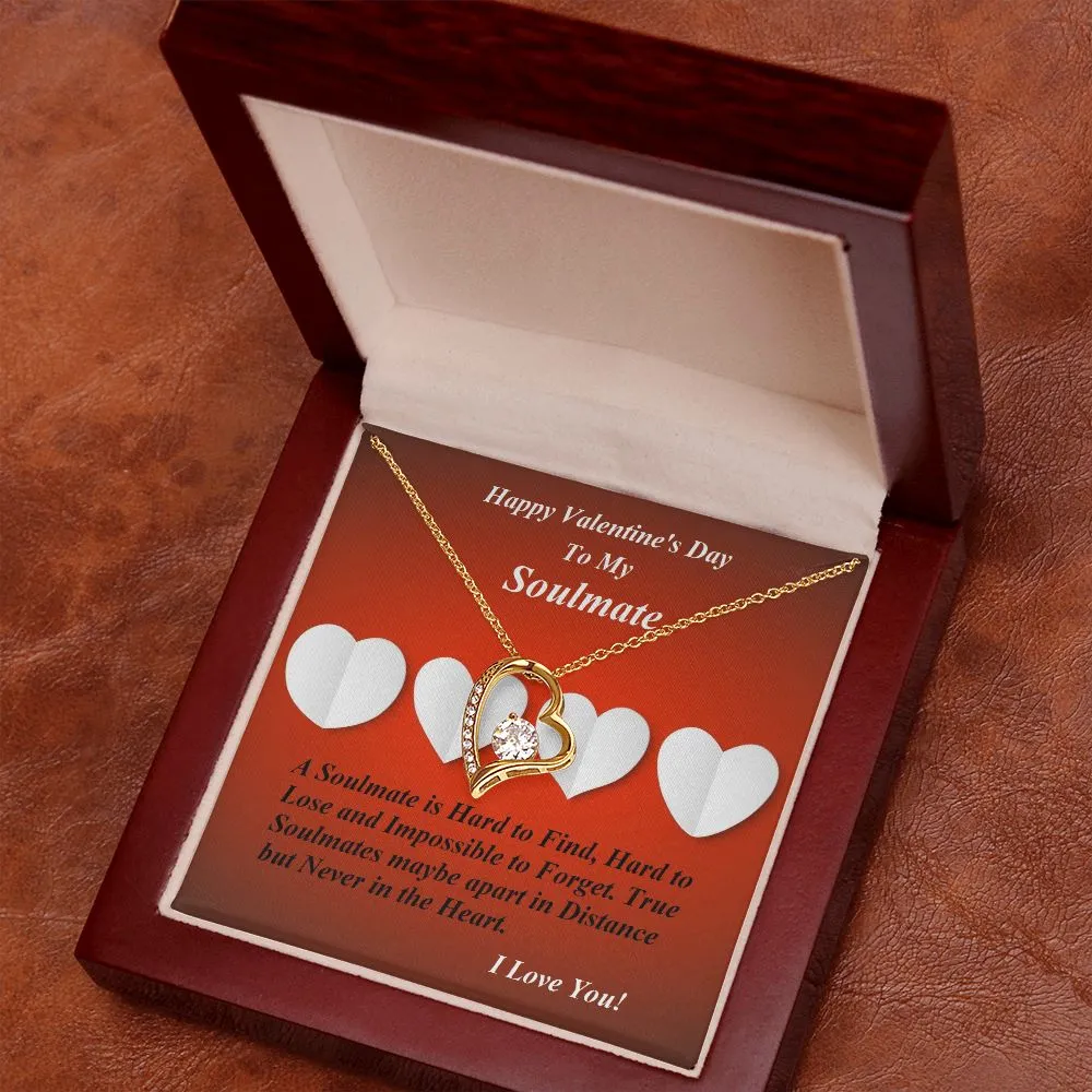 Forever Love Necklace, Custom Message Card