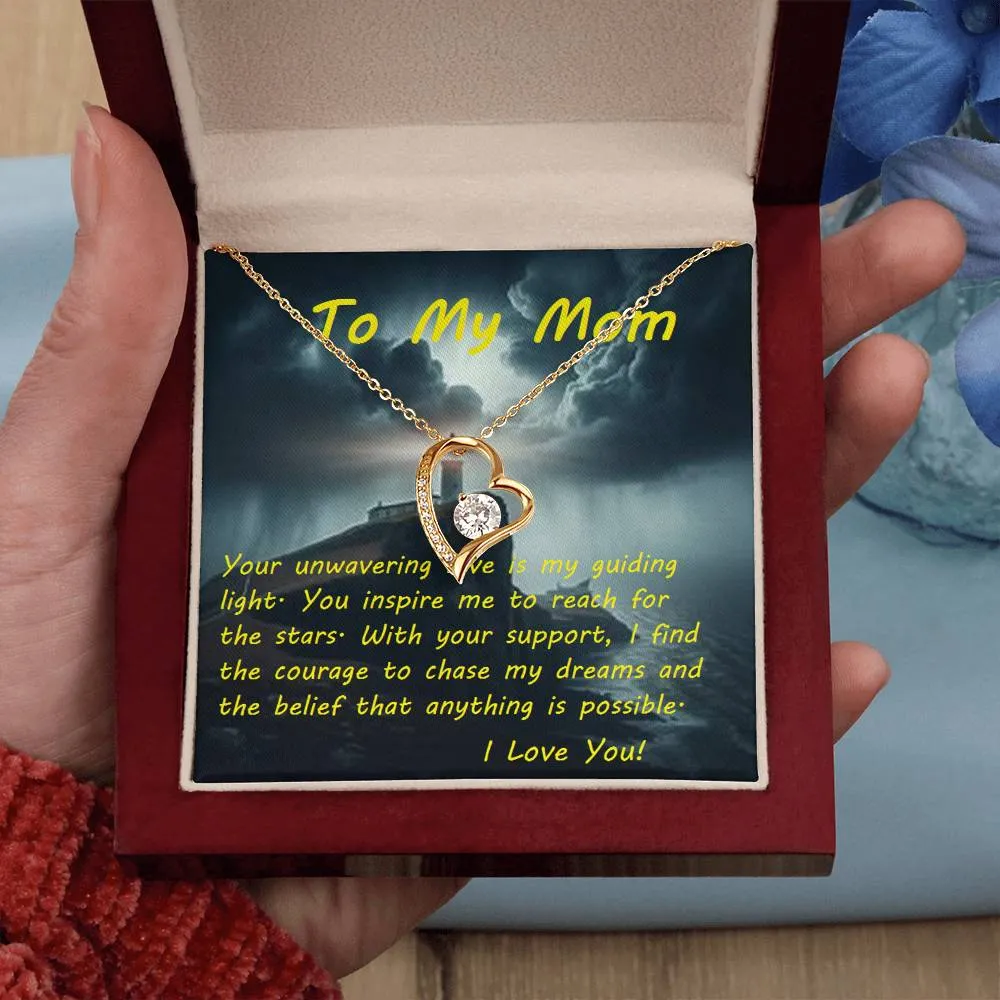 Forever Love Necklace, Custom Message Card