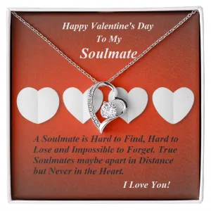 Forever Love Necklace, Custom Message Card