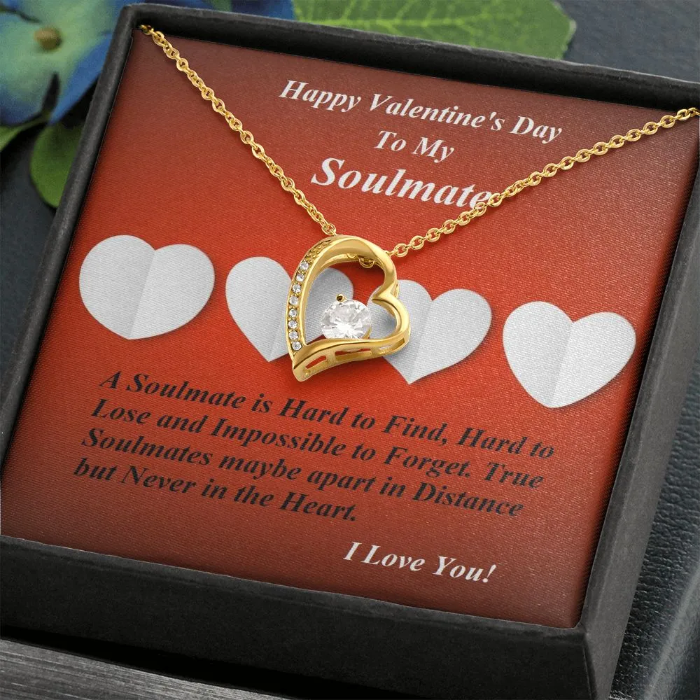 Forever Love Necklace, Custom Message Card
