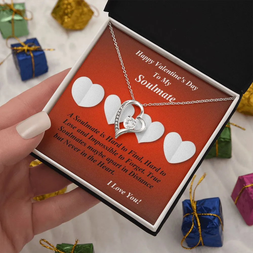 Forever Love Necklace, Custom Message Card
