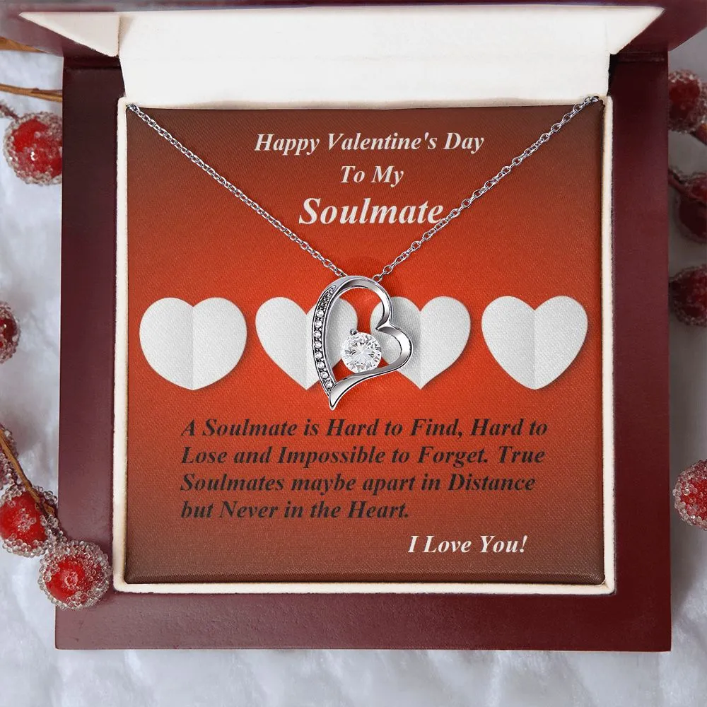 Forever Love Necklace, Custom Message Card