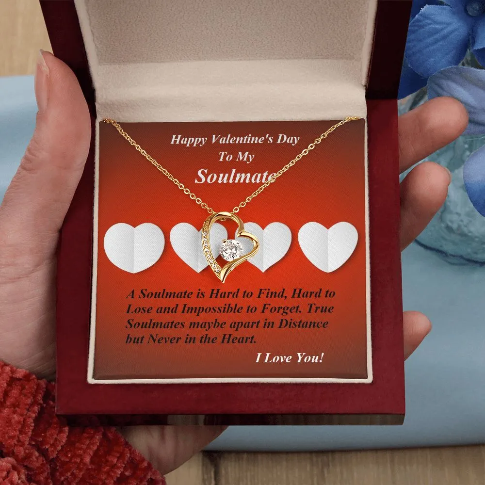 Forever Love Necklace, Custom Message Card