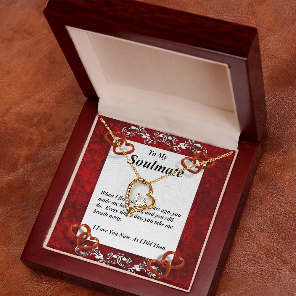 Forever Love Necklace, Custom Message Card