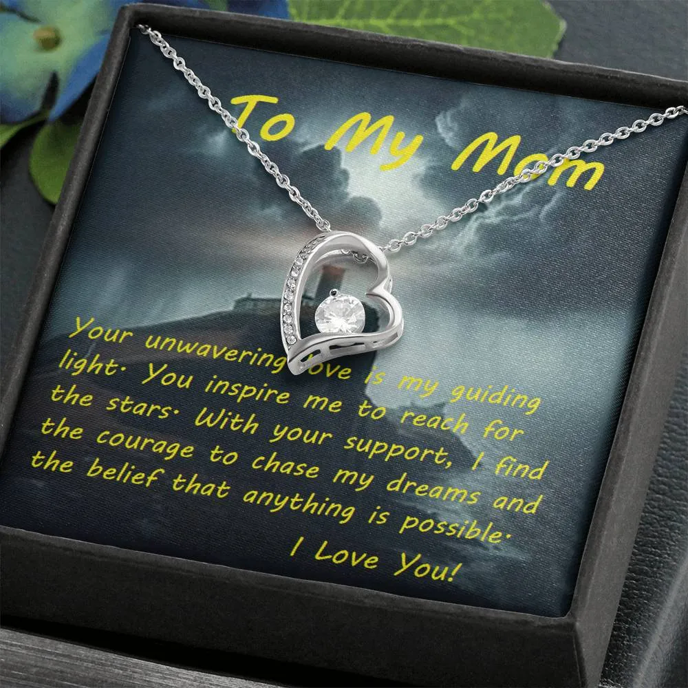 Forever Love Necklace, Custom Message Card