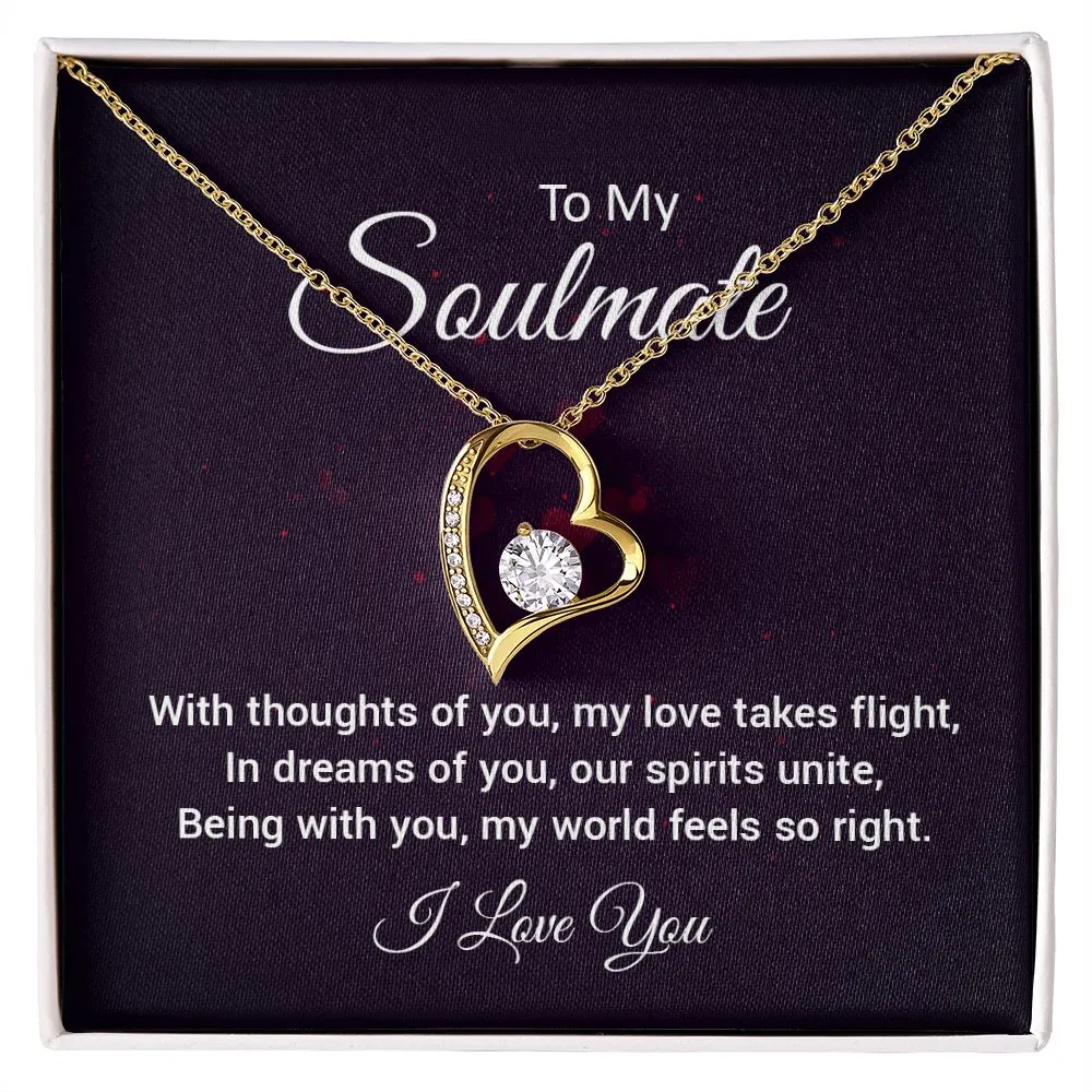 Forever Love Necklace - To My Soulmate