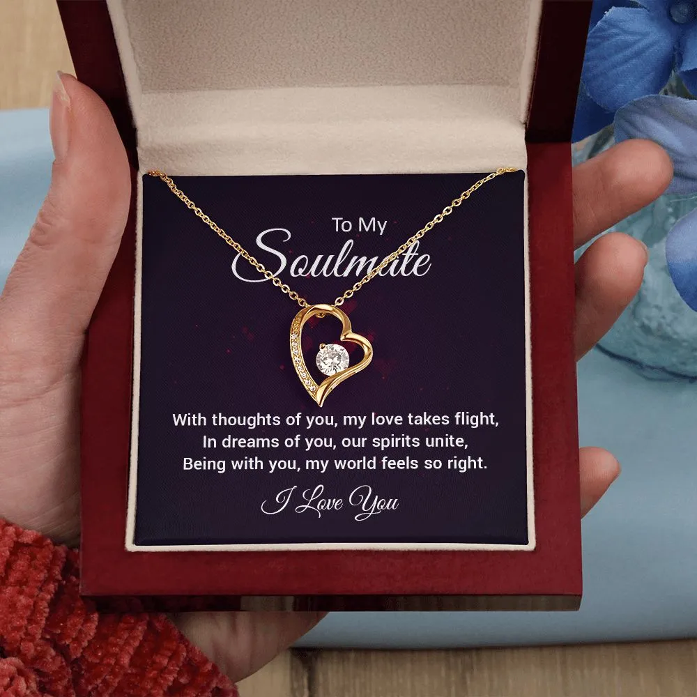 Forever Love Necklace - To My Soulmate