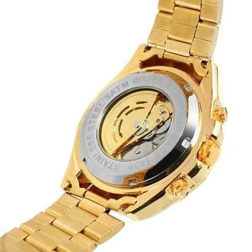 FORSINING F1030 Automatic Mechanical Watch Luxury Stainless Steel Strap Men Wrist Watch