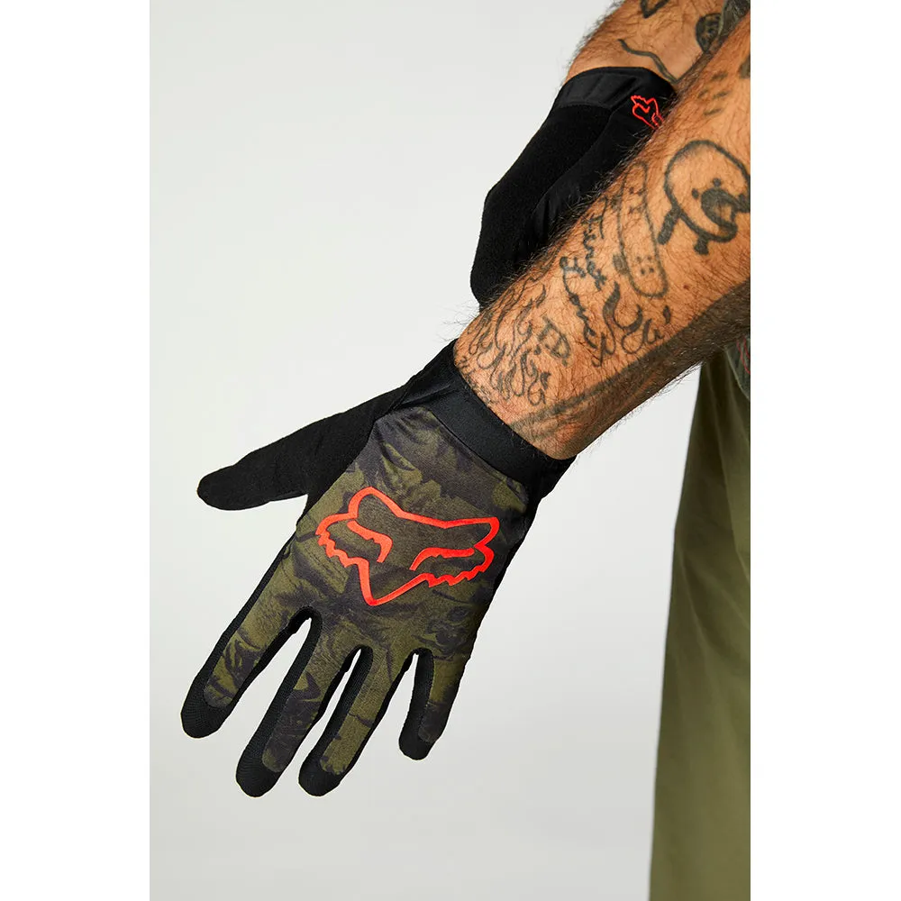 Fox Flexair Ascent Gloves - Olive Green