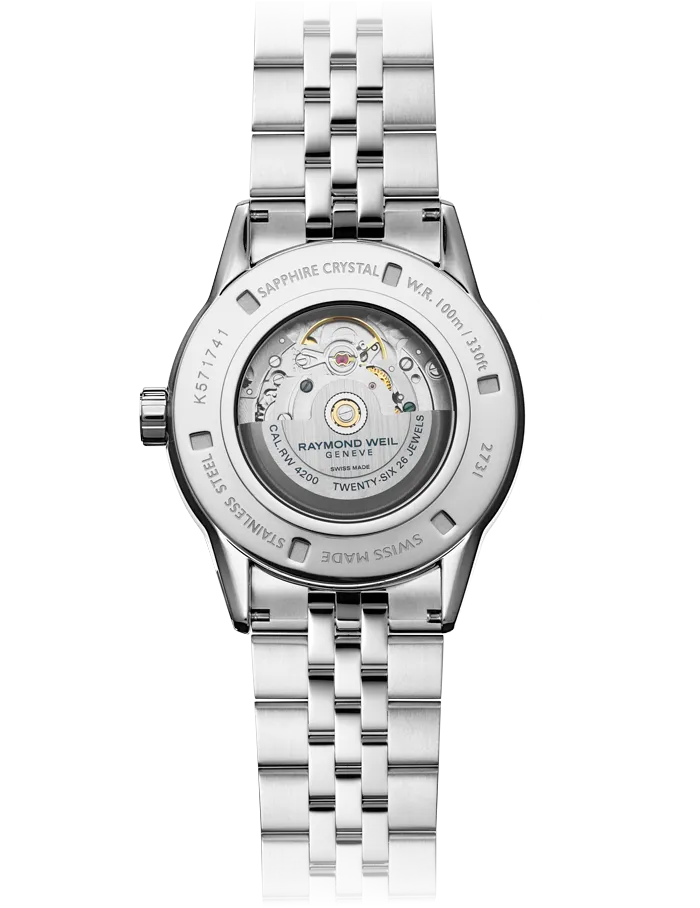 Freelancer Men's Automatic Green Dial Stainless Steel Bracelet Watch