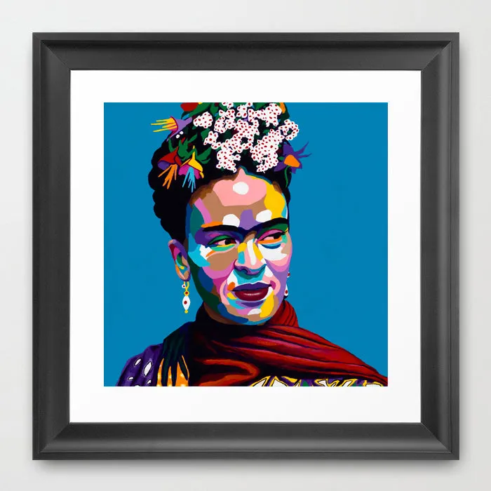Frida - Frida Kahlo portrait art - Limited Edition Giclee Art Print & Wall Decor - Vakseen Art