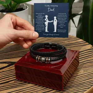 (From Son) To My Amazing Dad, I Will Always Be Your Little Boy - Love You Forever Bracelet