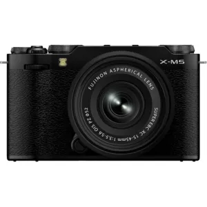 FUJIFILM X-M5 Mirrorless Camera with XC 15-45mm f/3.5-5.6 Lens | Black