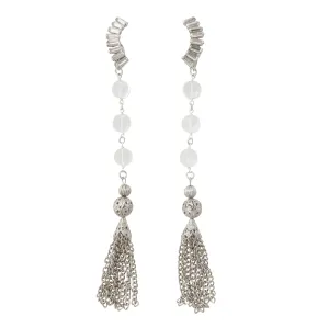 Futurist tassel earrings