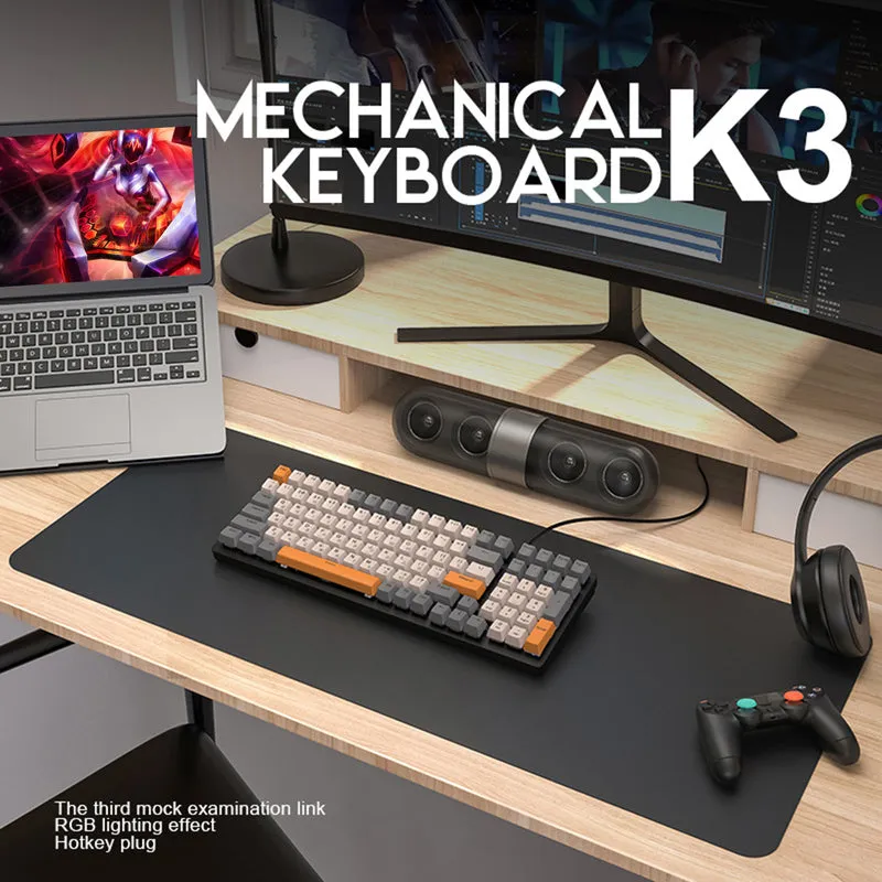Gaming Mechanical Keyboard - Russian Keyboard Retro Keycap