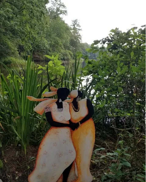 Garden Art - Sisters