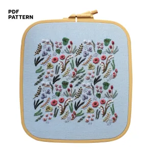 Garden in the Rain - PDF Pattern