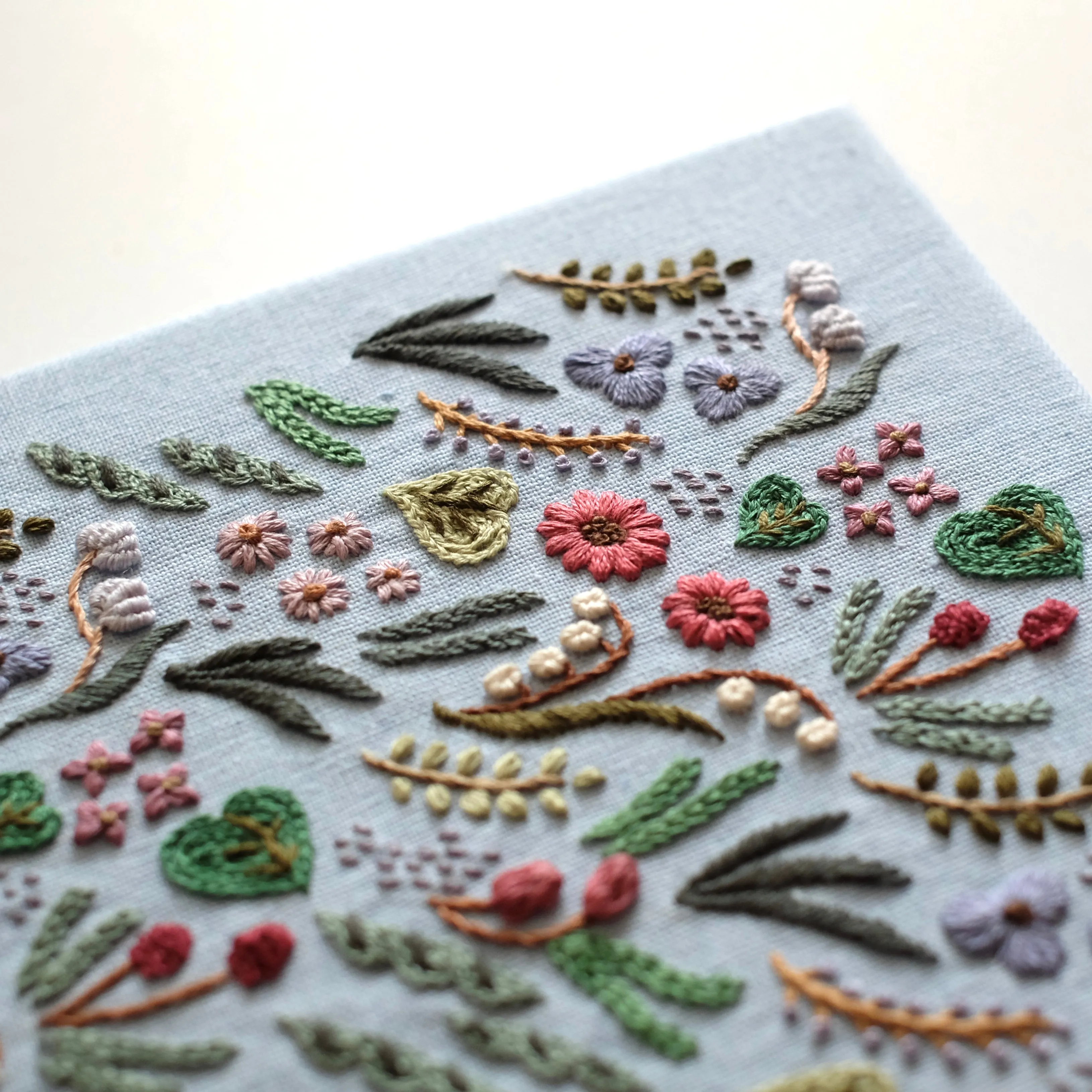 Garden in the Rain - PDF Pattern