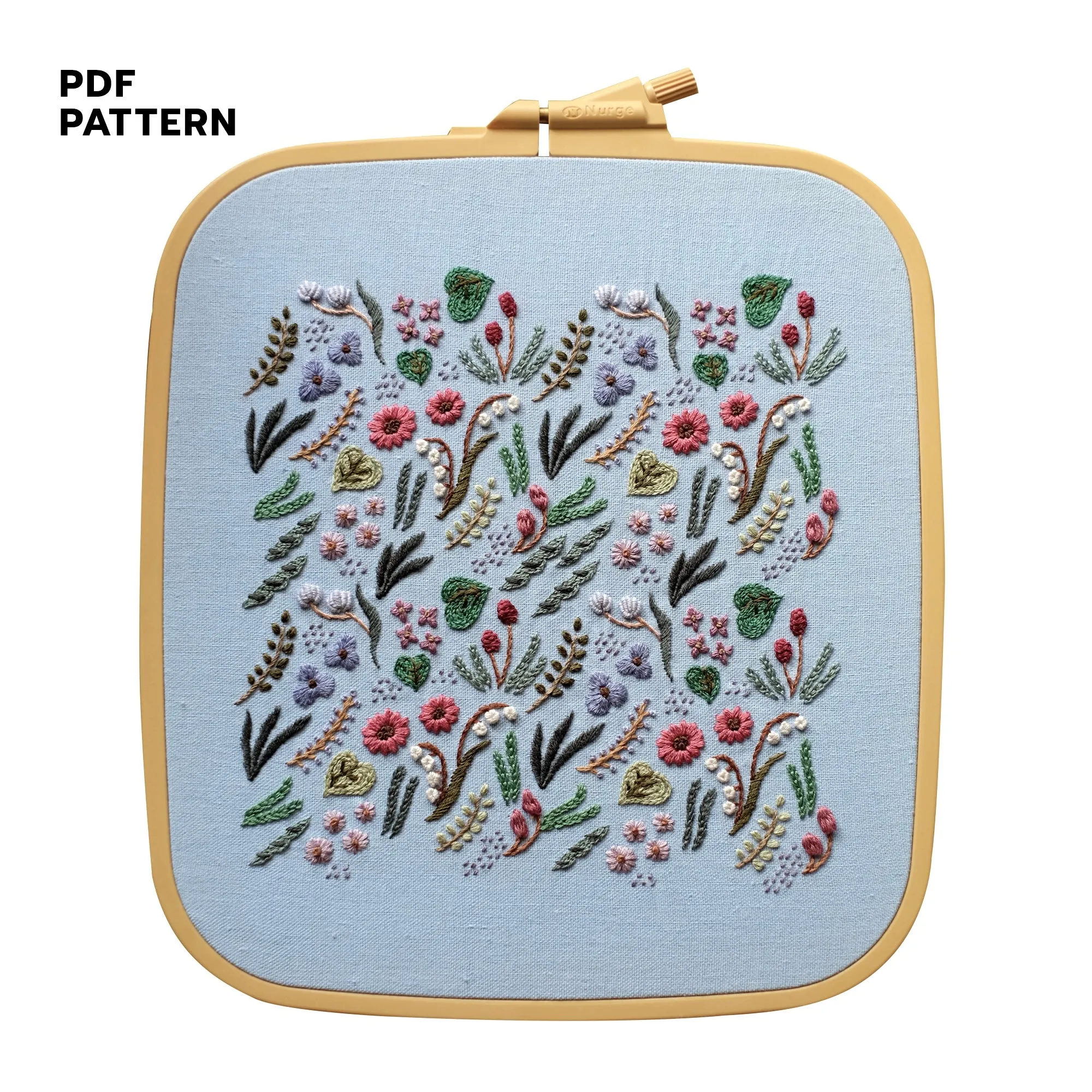 Garden in the Rain - PDF Pattern
