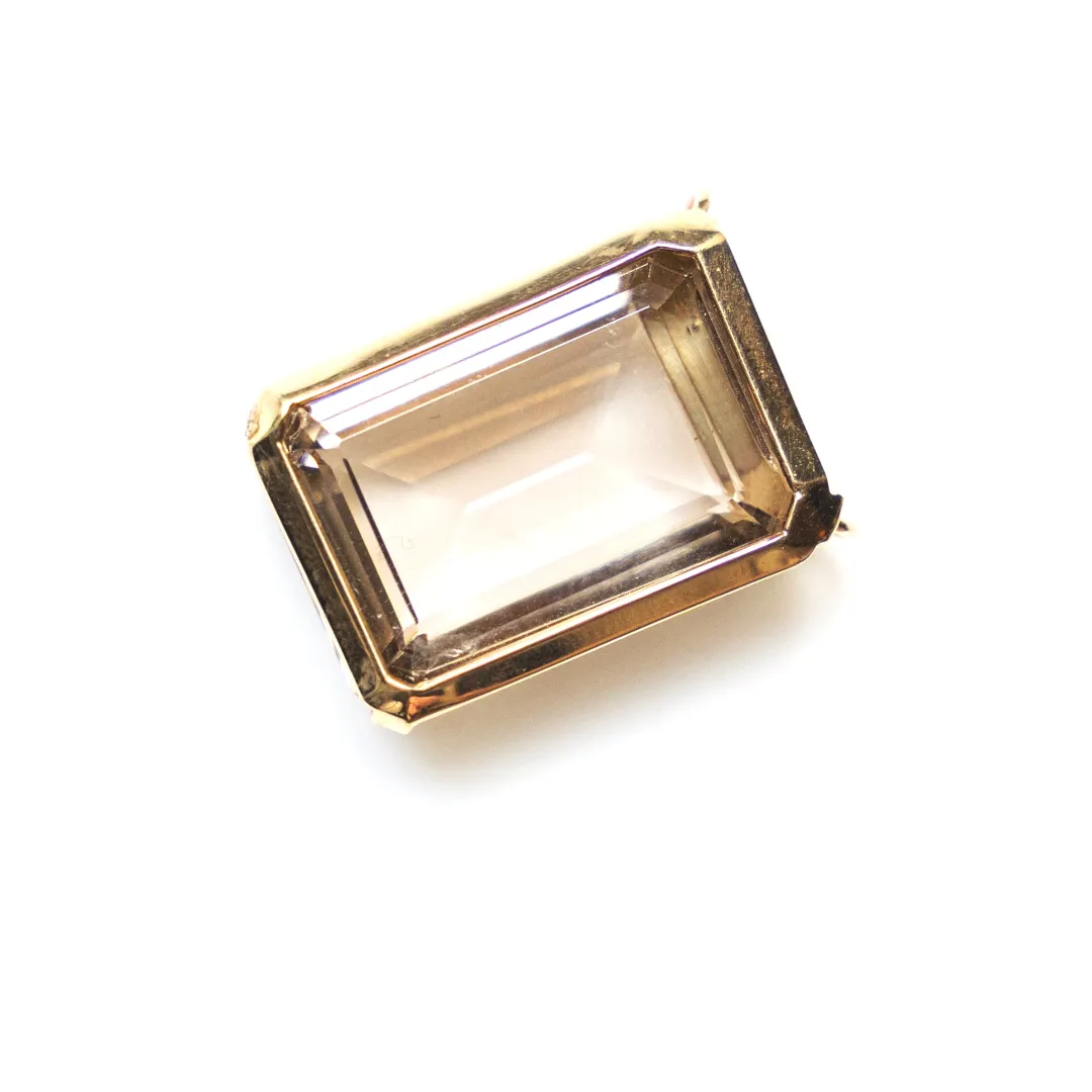 GEMSPOWER Medium Talisman:  Yellow gold and Gemstone