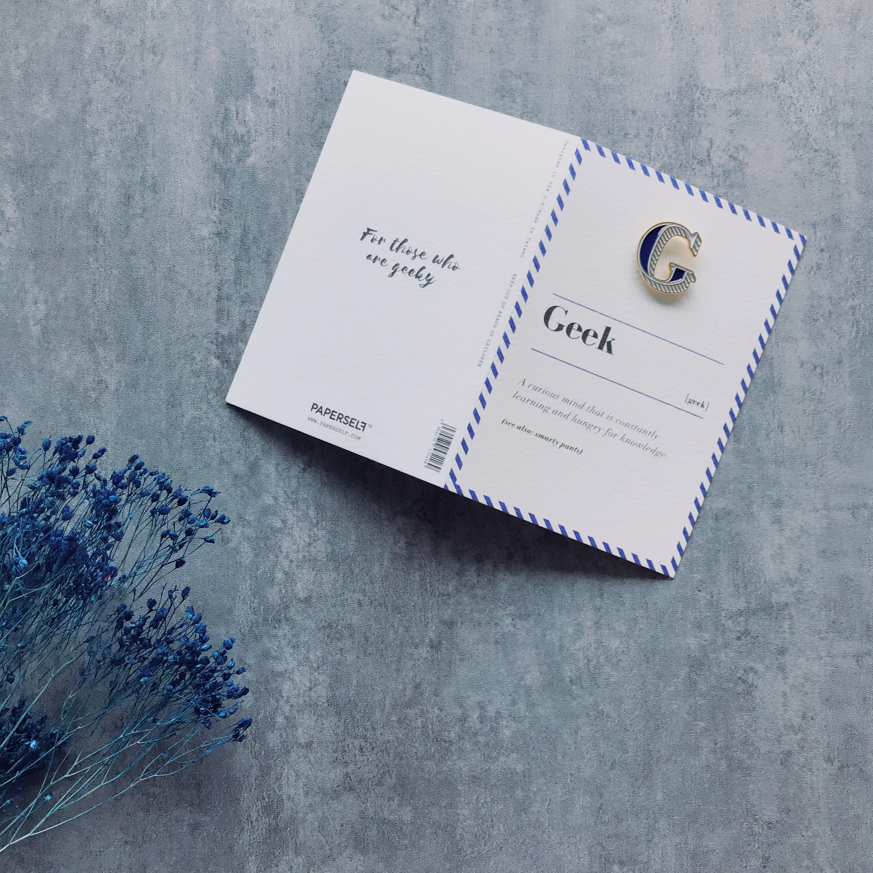 G/Geek Pin Badge and Card