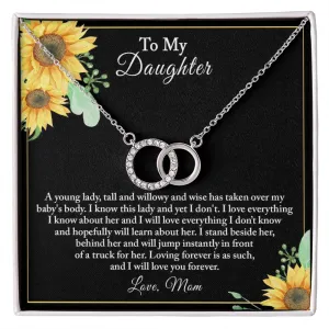 Gift For Daughter From Mom, Mother to Daughter Unbreakable Bond Necklace, Daughter Gift Ideas