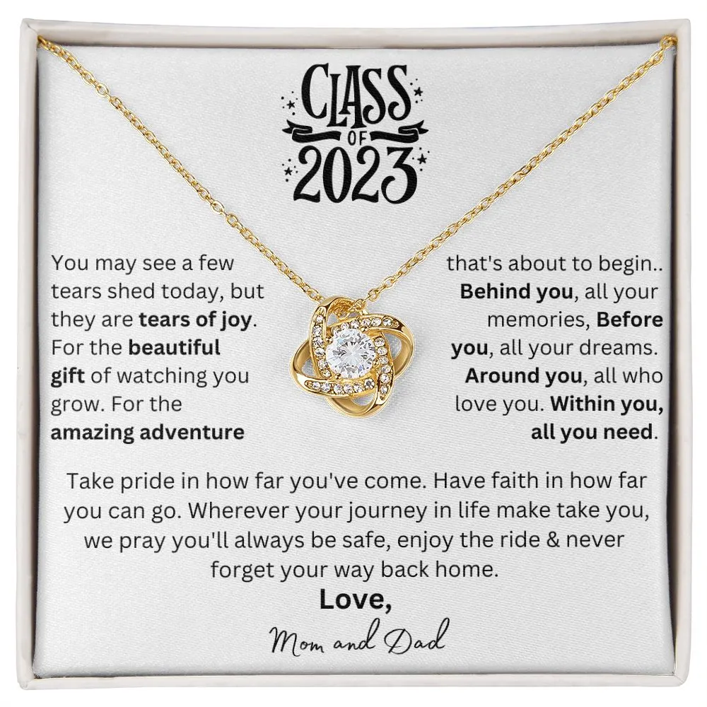 Gift for Graduation 2023 "The Beautiful Gift" Love, Mom and Dad