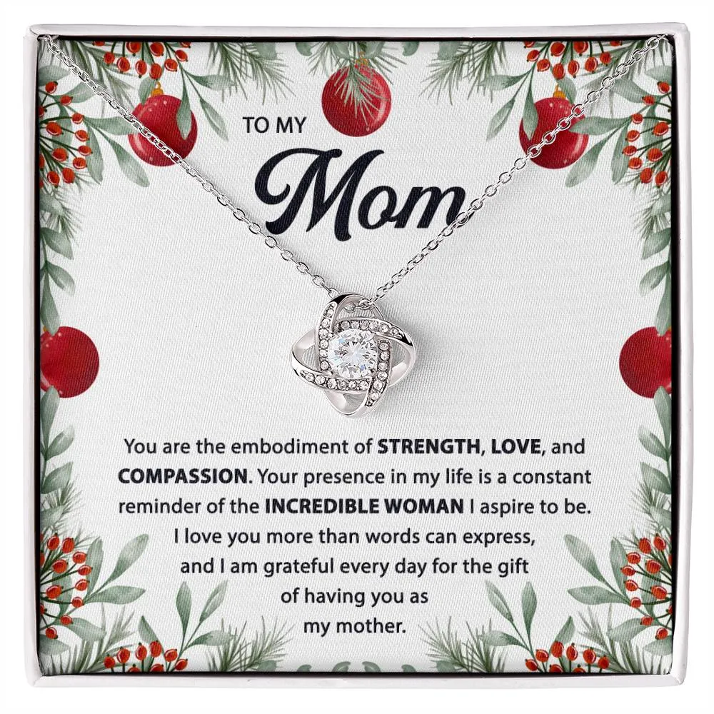 Gift For Mom-Embodiment Of Love - Love Knot Necklace
