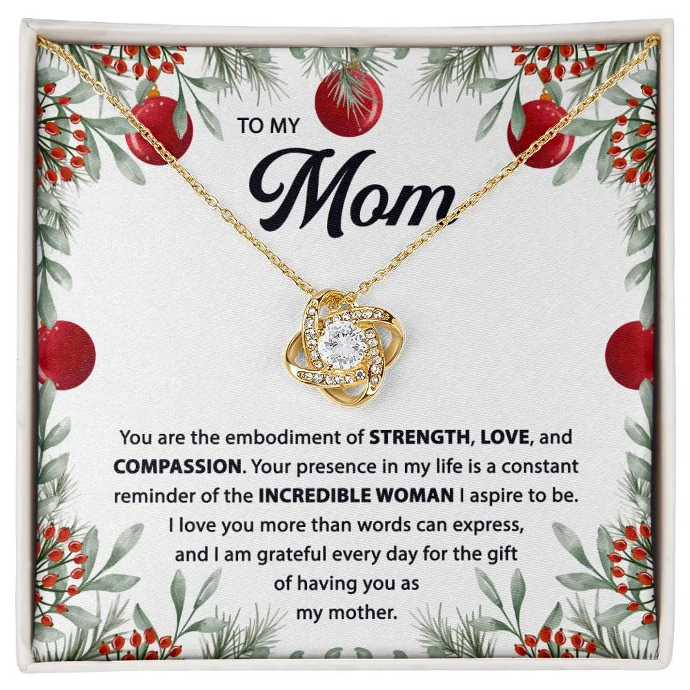 Gift For Mom-Embodiment Of Love - Love Knot Necklace