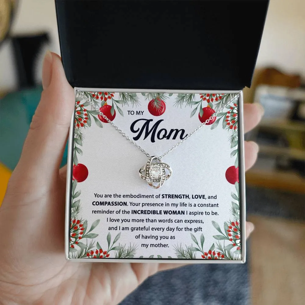Gift For Mom-Embodiment Of Love - Love Knot Necklace