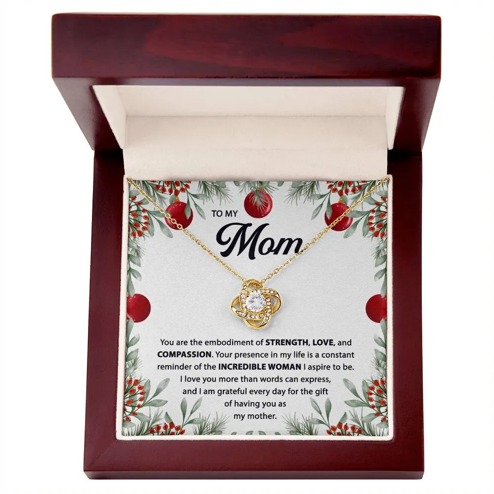 Gift For Mom-Embodiment Of Love - Love Knot Necklace