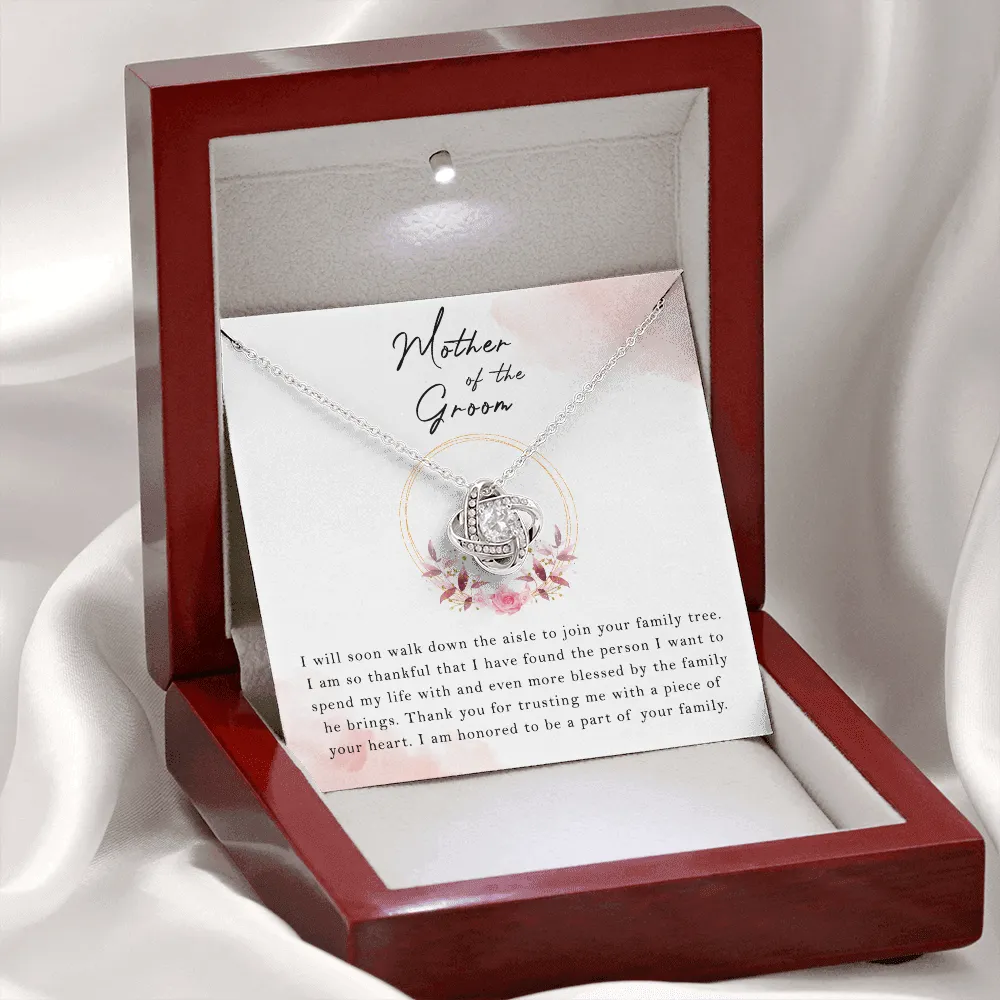 Gift For Mother Of The Groom - Down The Isle Necklace Gift