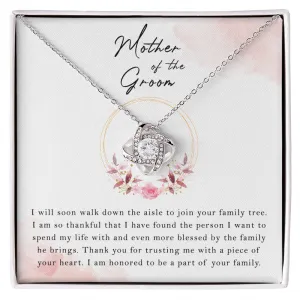 Gift For Mother Of The Groom - Down The Isle Necklace Gift