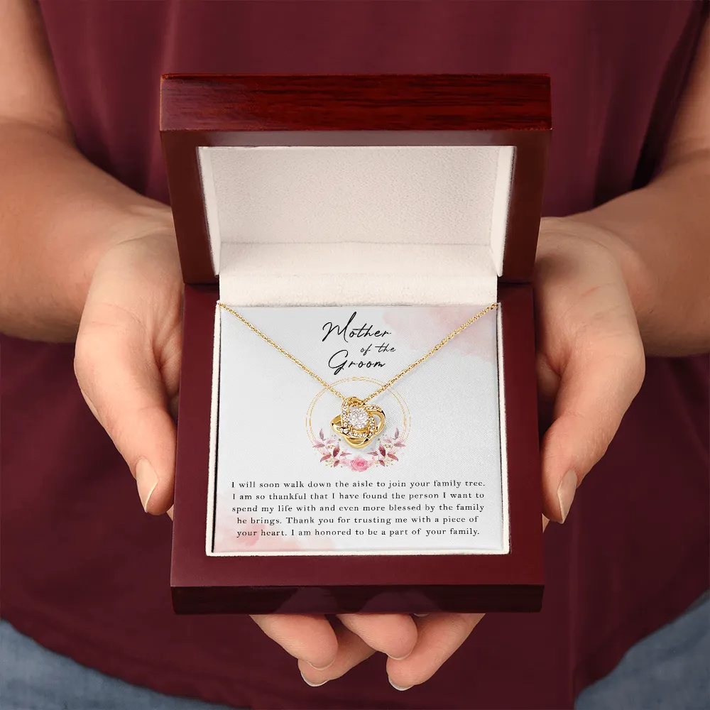 Gift For Mother Of The Groom - Down The Isle Necklace Gift
