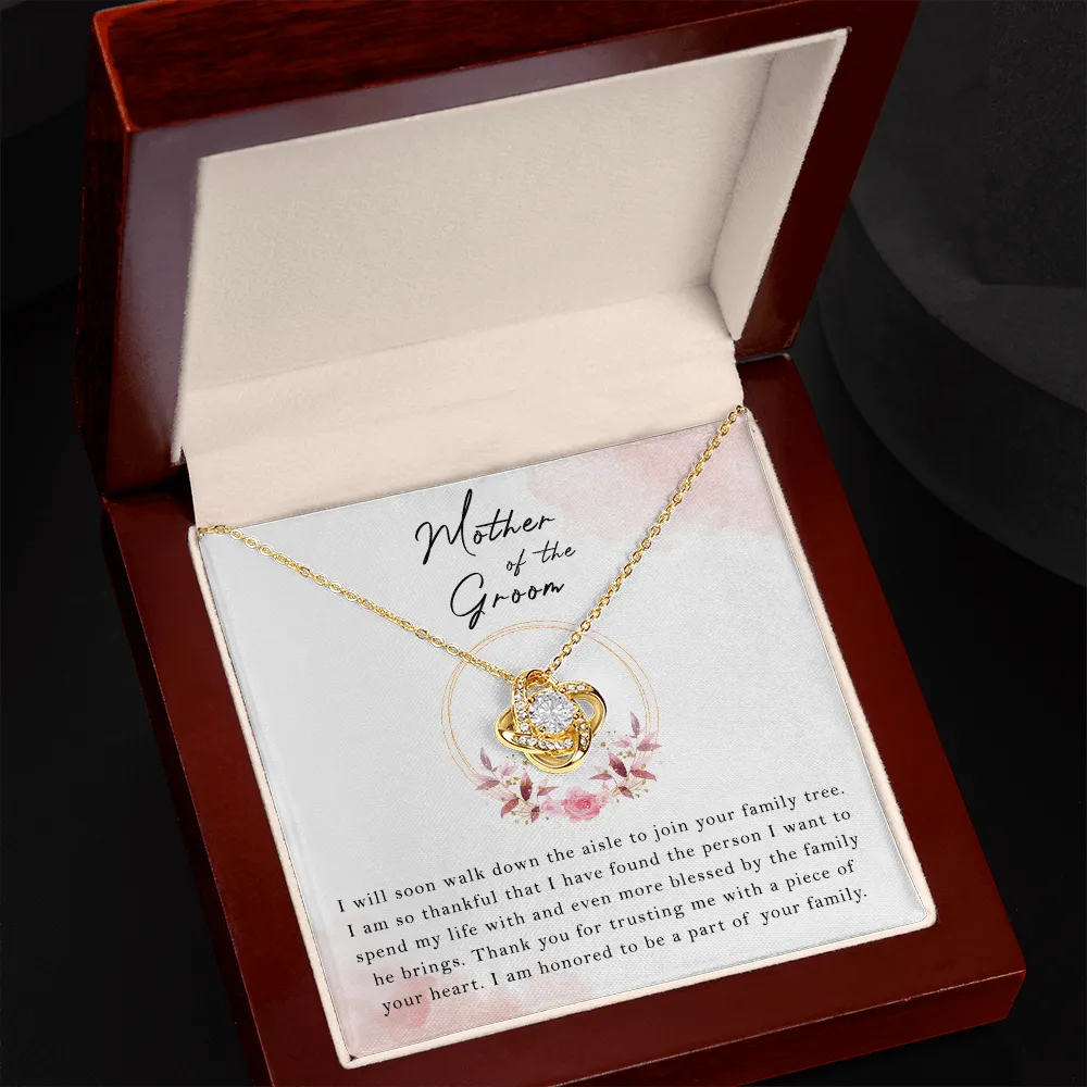 Gift For Mother Of The Groom - Down The Isle Necklace Gift