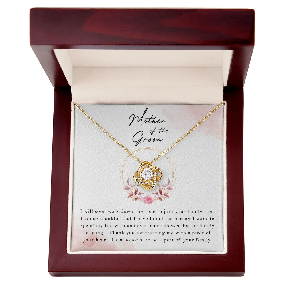 Gift For Mother Of The Groom - Down The Isle Necklace Gift