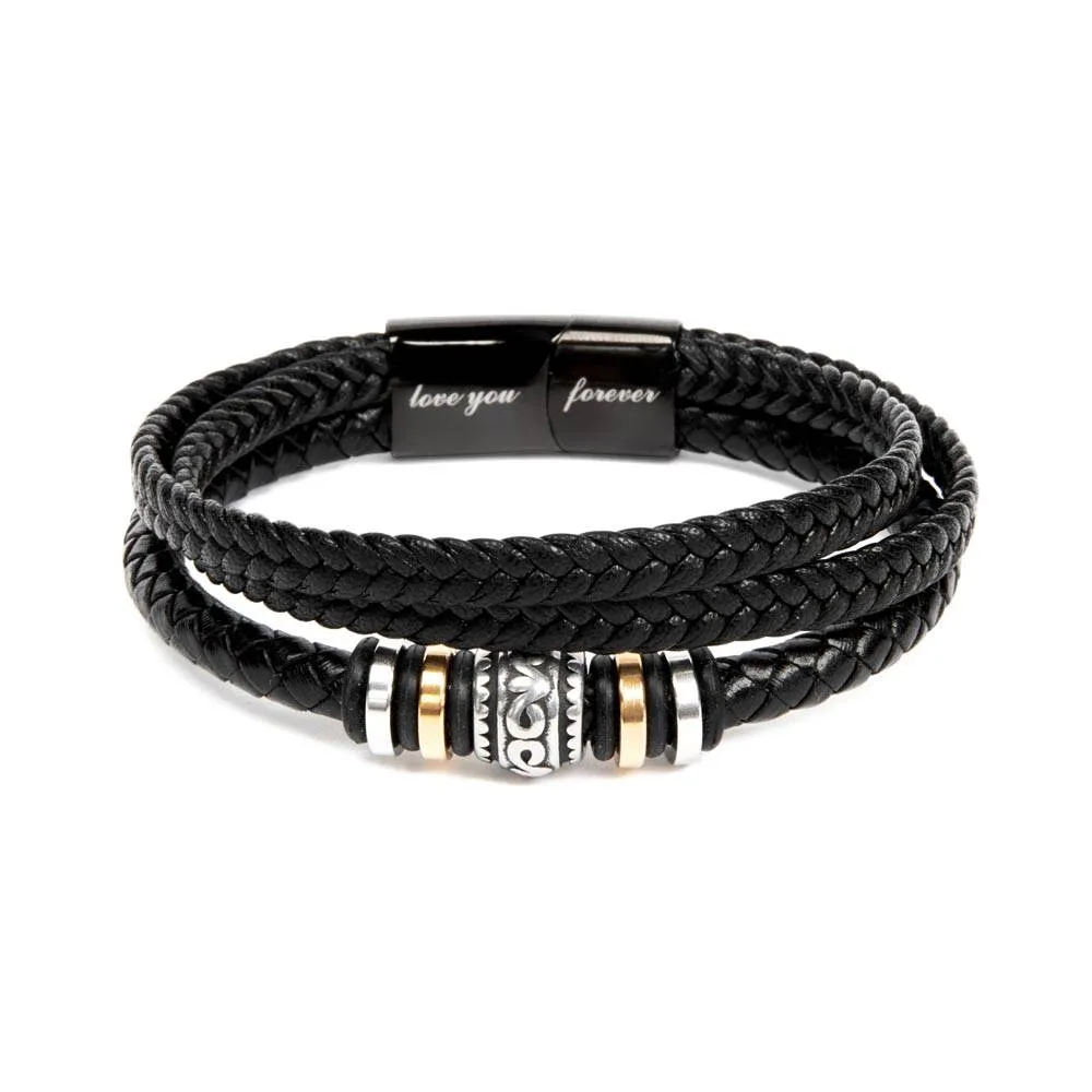 Gift For Son-Love You Forever bracelet-From Mom