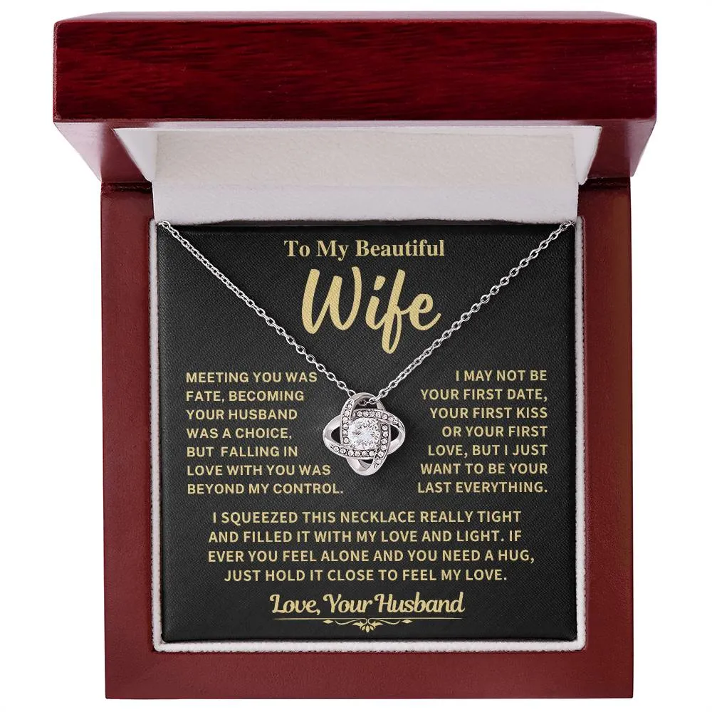 Gift For Wife, "Meeting You Was Fate"