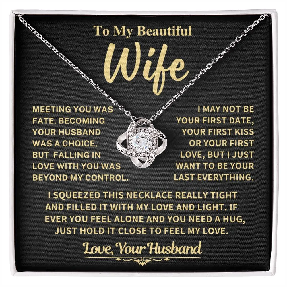Gift For Wife, "Meeting You Was Fate"