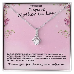 Gifts for Mother of the Groom Gift Necklace From Bride to Mother of the Groom