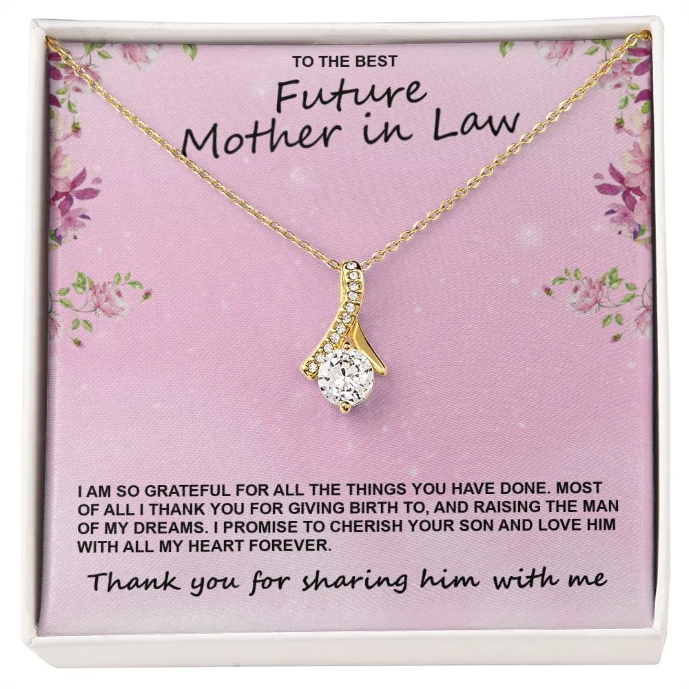 Gifts for Mother of the Groom Gift Necklace From Bride to Mother of the Groom