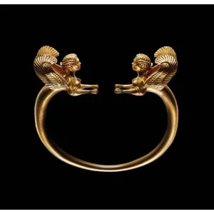 GIL ZOHAR Gold Guardian Sphinx Bracelet