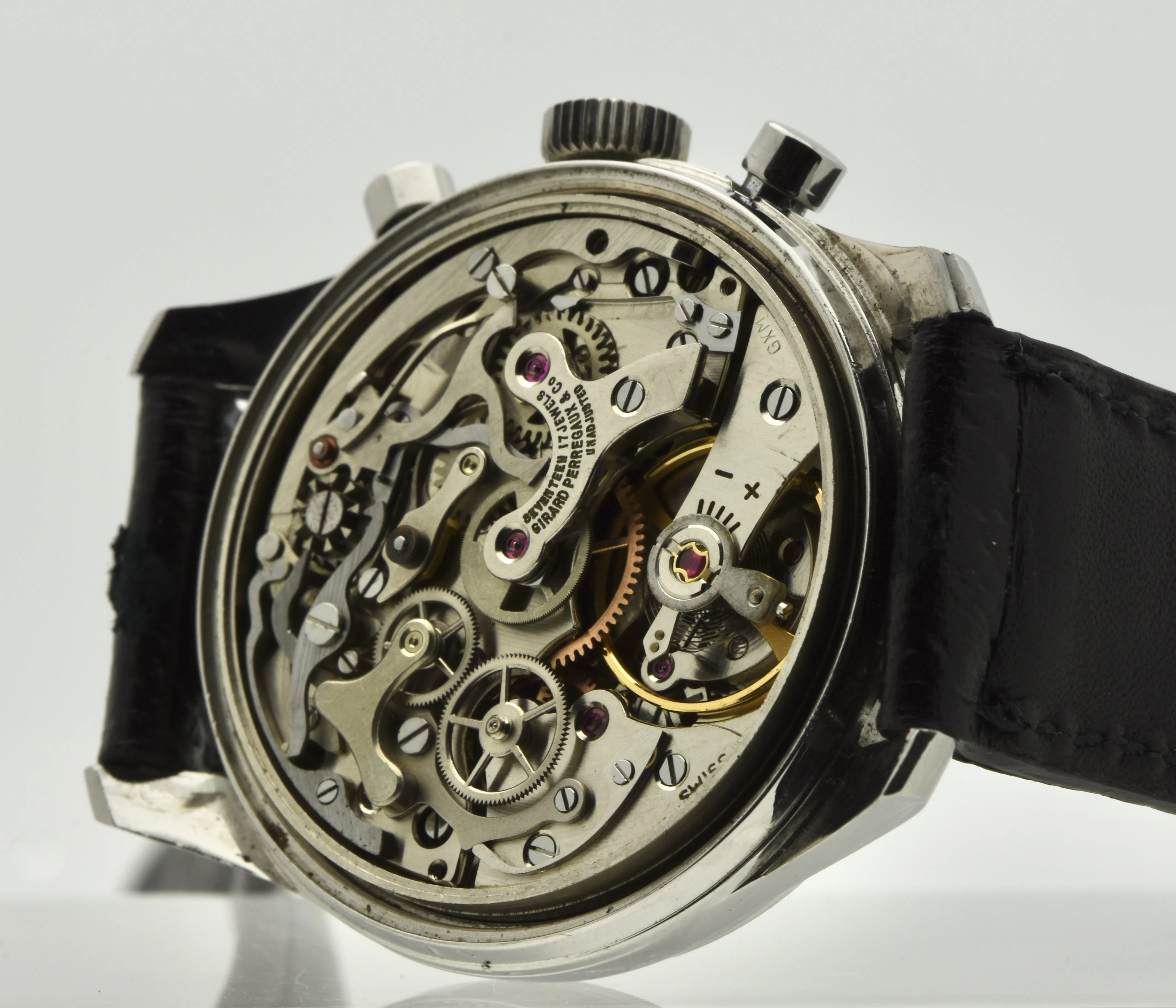 Girard Perregaux Stainless Steel Chronograph, circa 1965