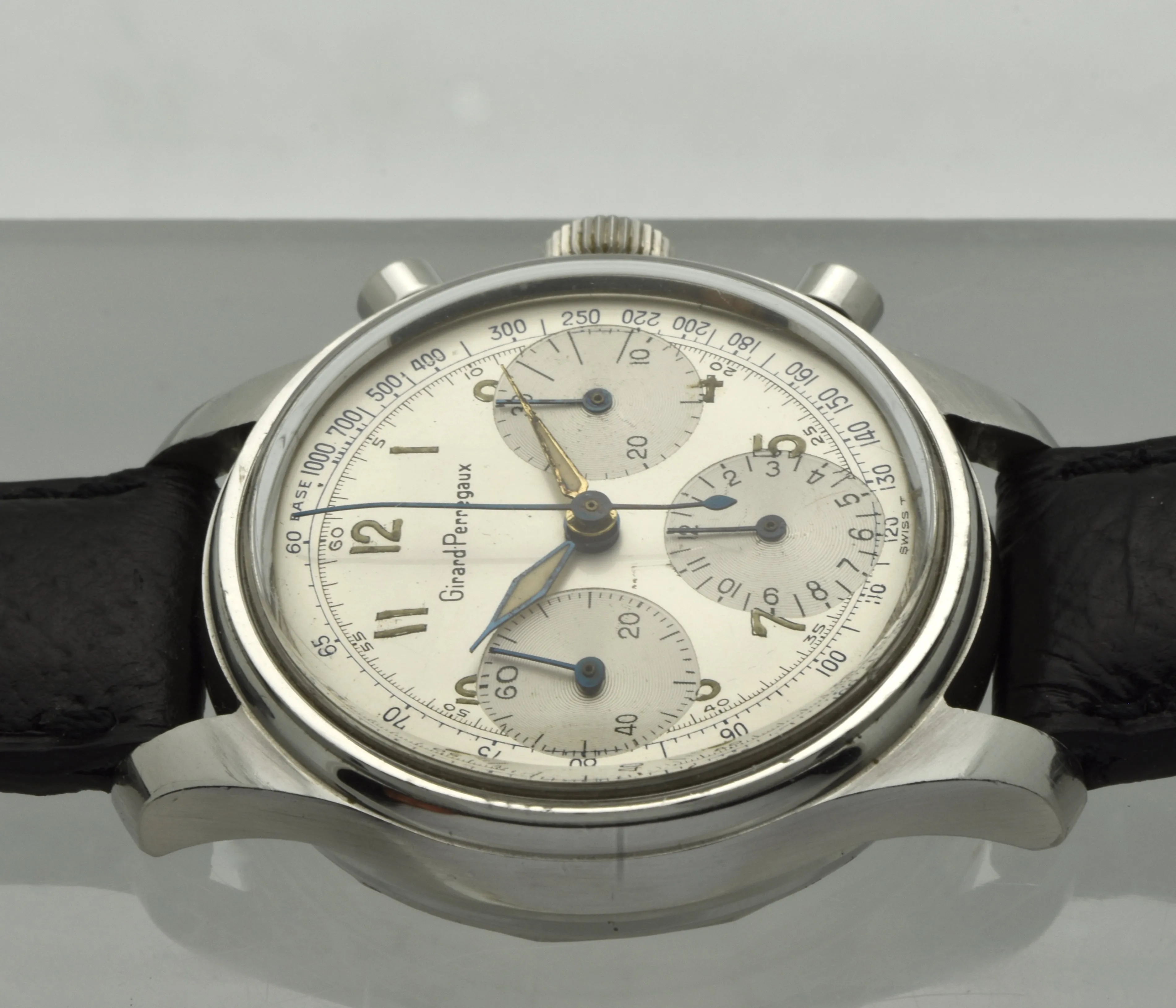 Girard Perregaux Stainless Steel Chronograph, circa 1965