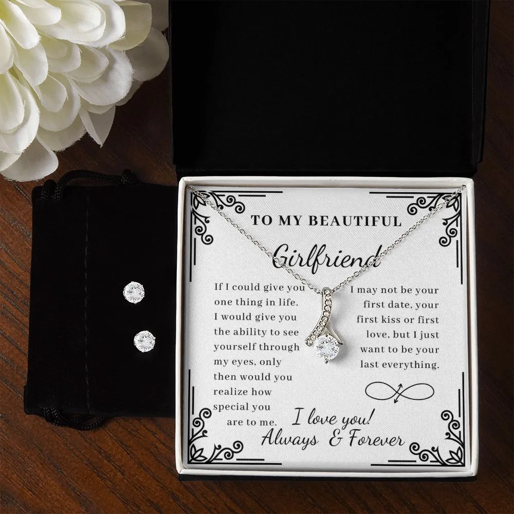 Girlfriend Jewelry Set, Necklace and Earring Set for Girlfriend